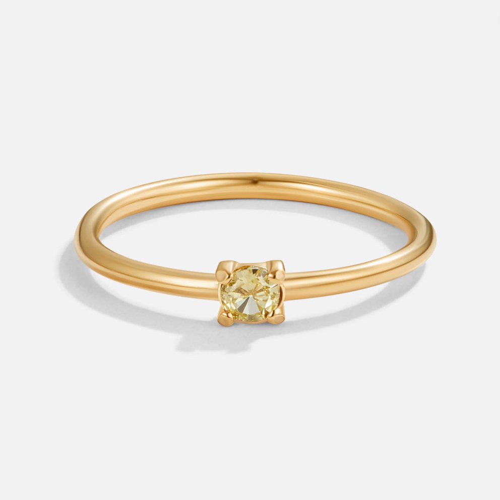 Rings with birthstone