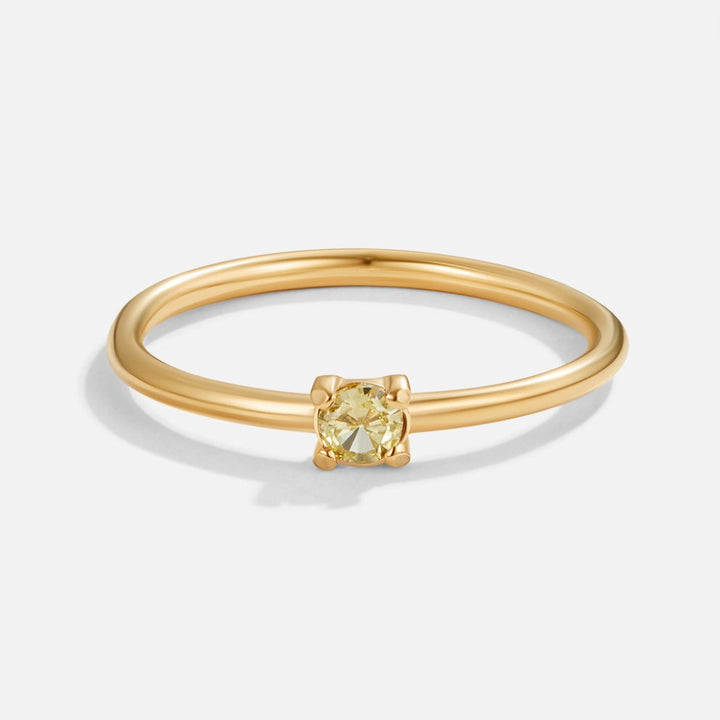 Rings with birthstone