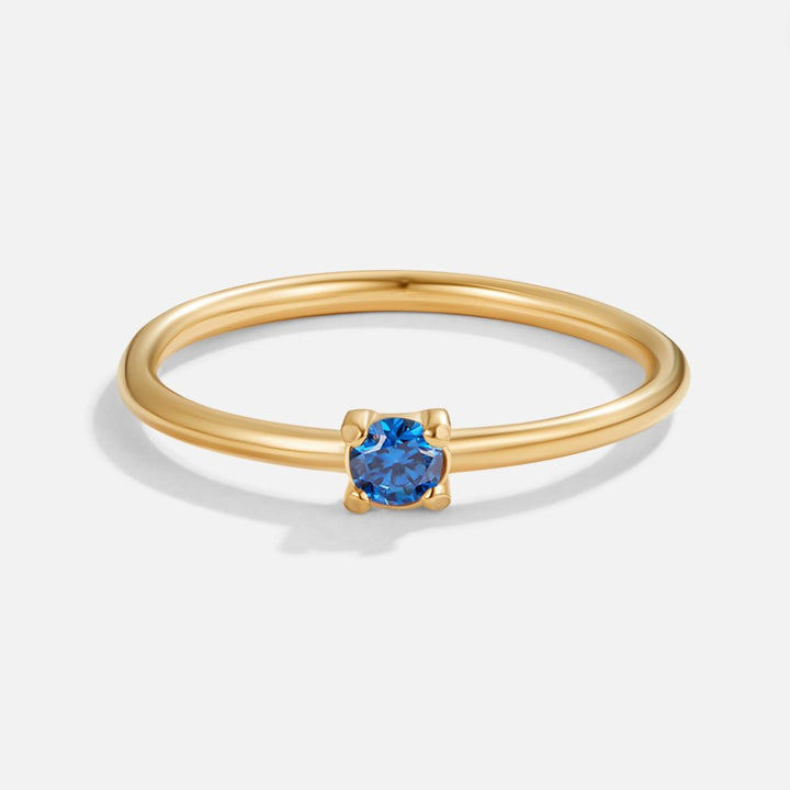 Rings with birthstone