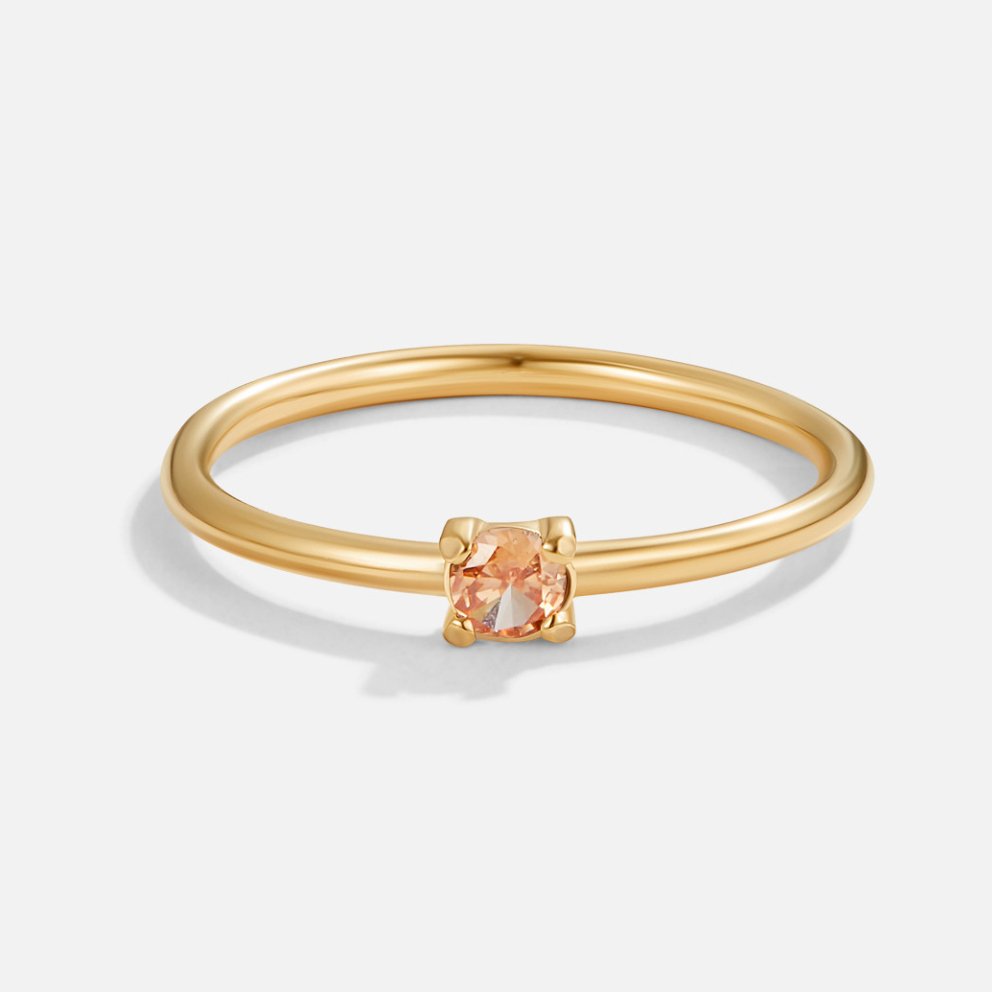 Rings with birthstone