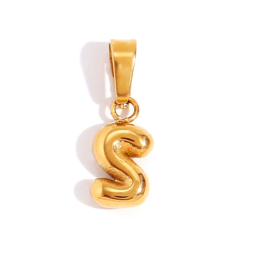 Bubble Chic Letter Necklace
