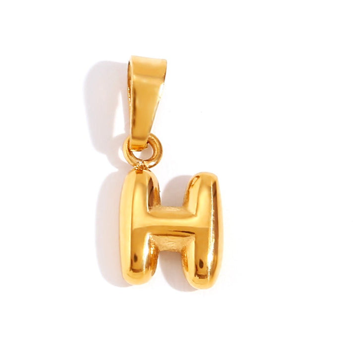 Bubble Chic Letter Necklace