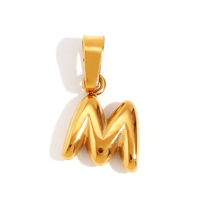 Bubble Chic Letter Necklace
