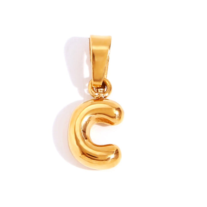 Bubble Chic Letter Necklace