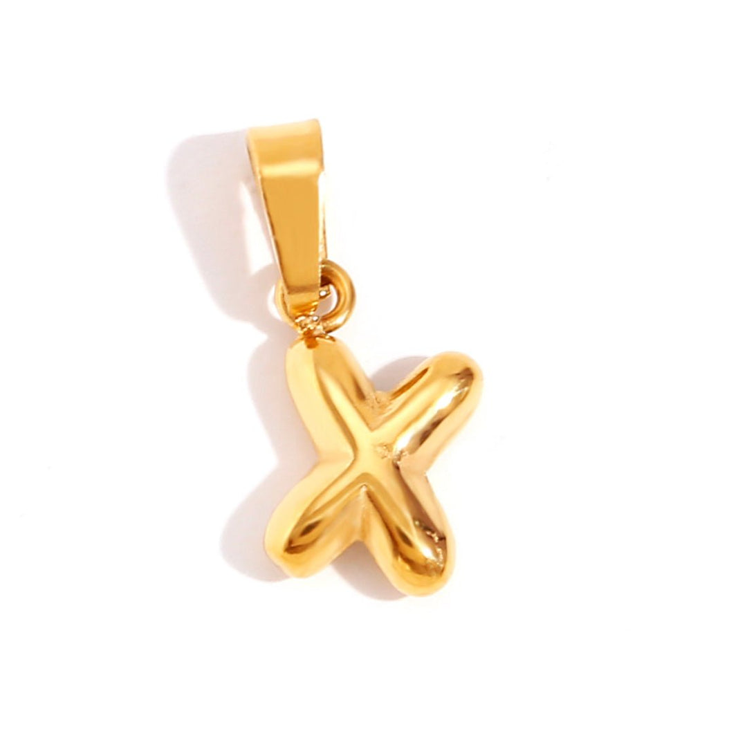 Bubble Chic Letter Necklace