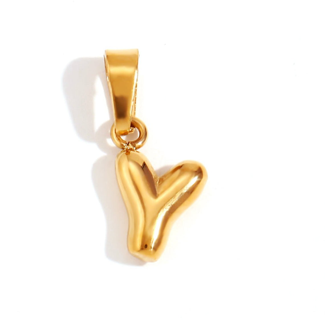 Bubble Chic Letter Necklace