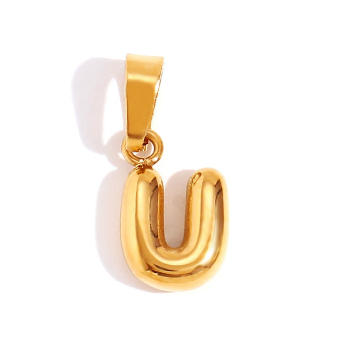 Bubble Chic Letter Necklace