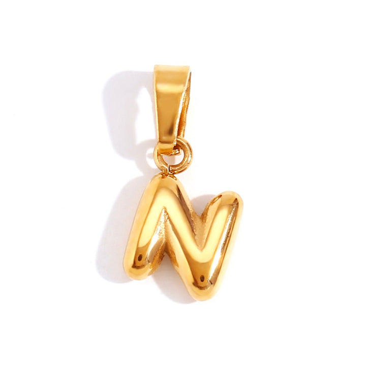 Bubble Chic Letter Necklace
