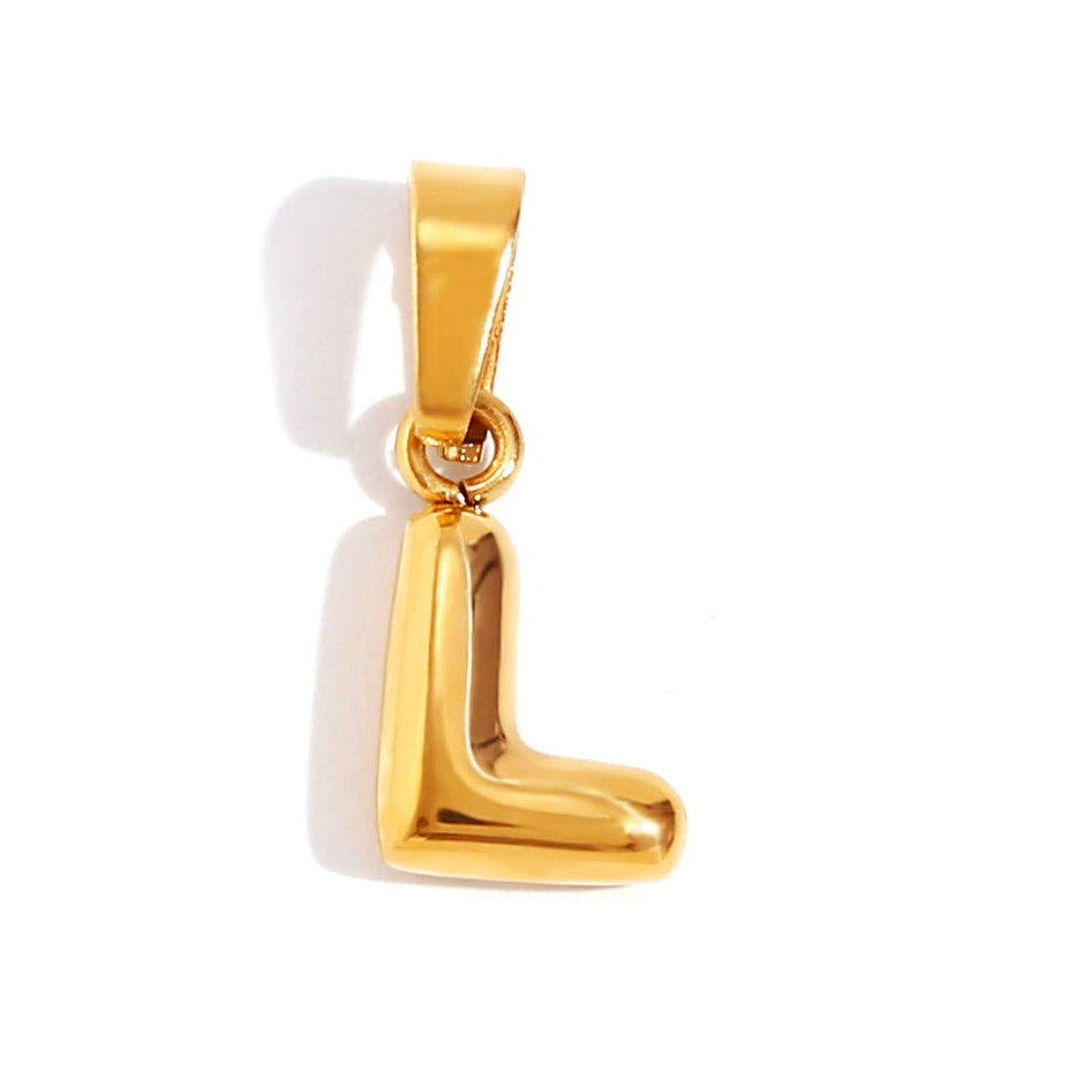Bubble Chic Letter Necklace