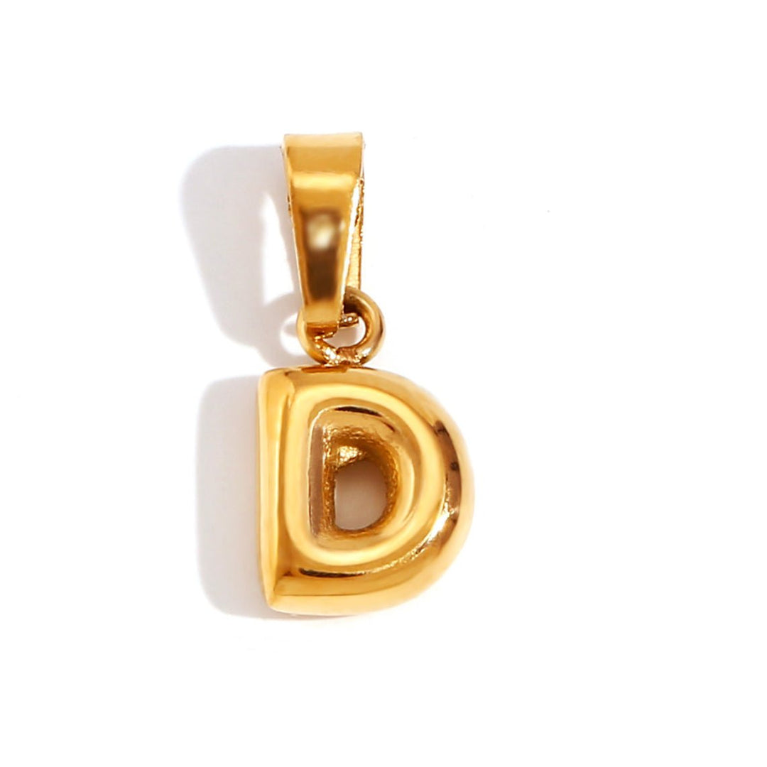 Bubble Chic Letter Necklace