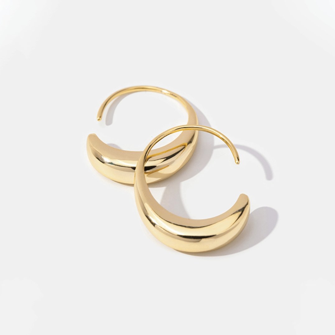 China - Dangling Hoop Earrings