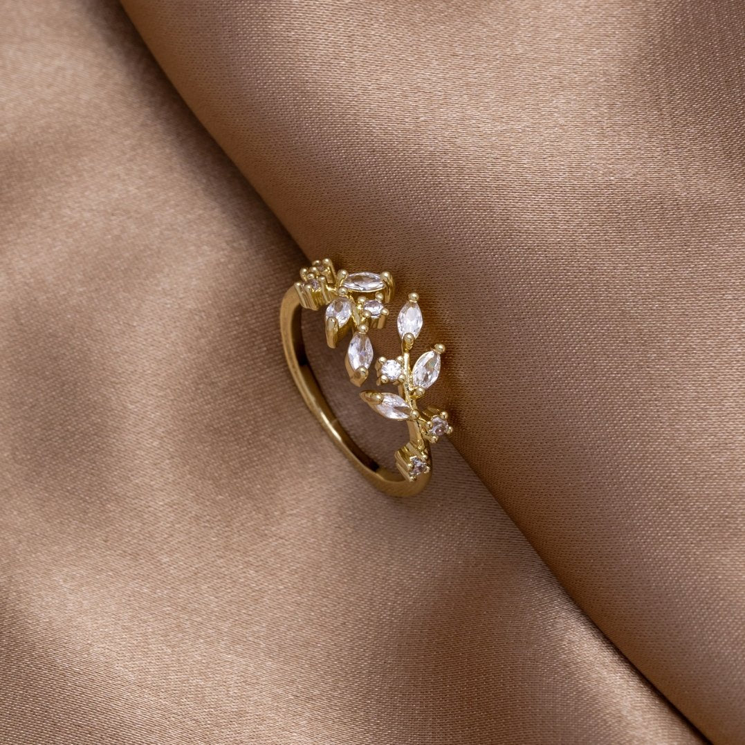 Crystal Vine Ring