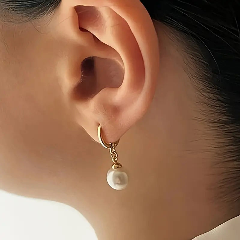 Gold Pearl Jewellery Set