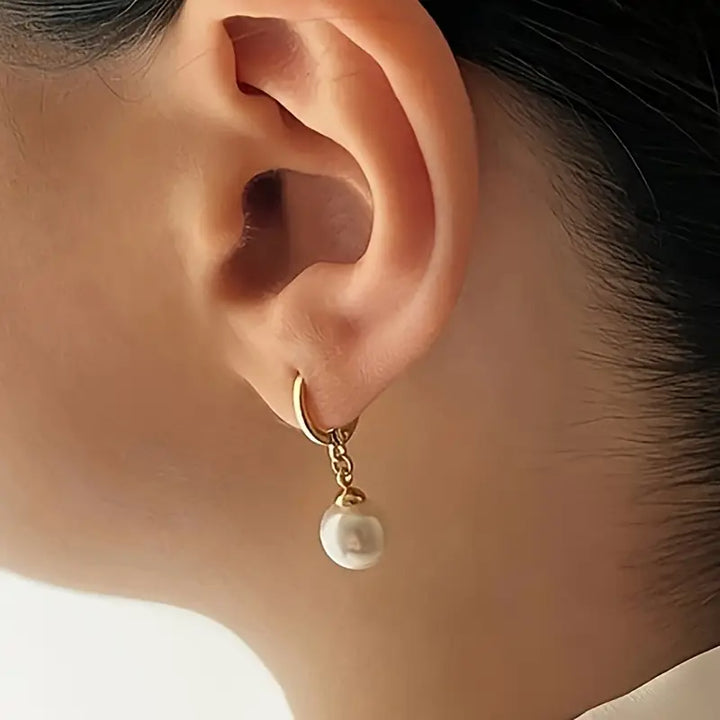 Gold Pearl Jewellery Set