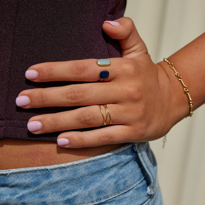Infinity Loop Gold Ring