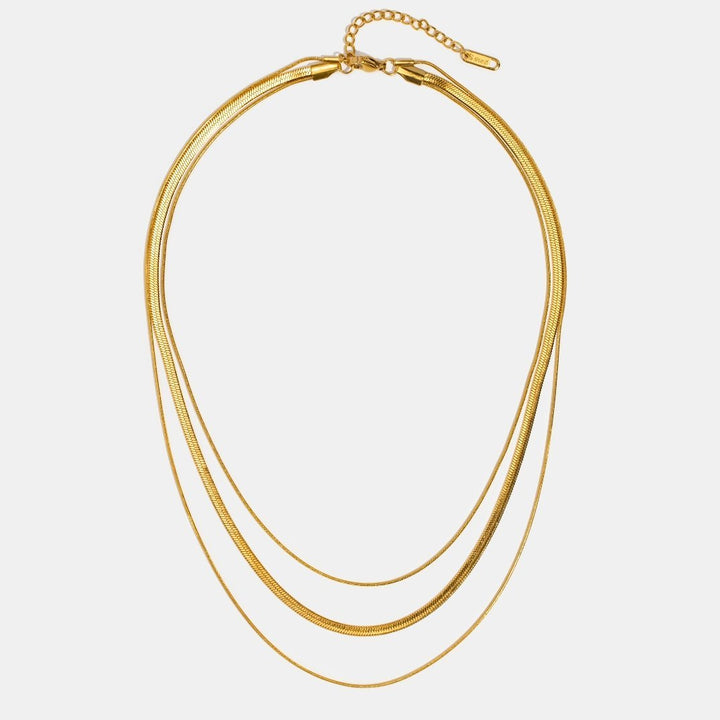 Multi-Layered Chain Necklace