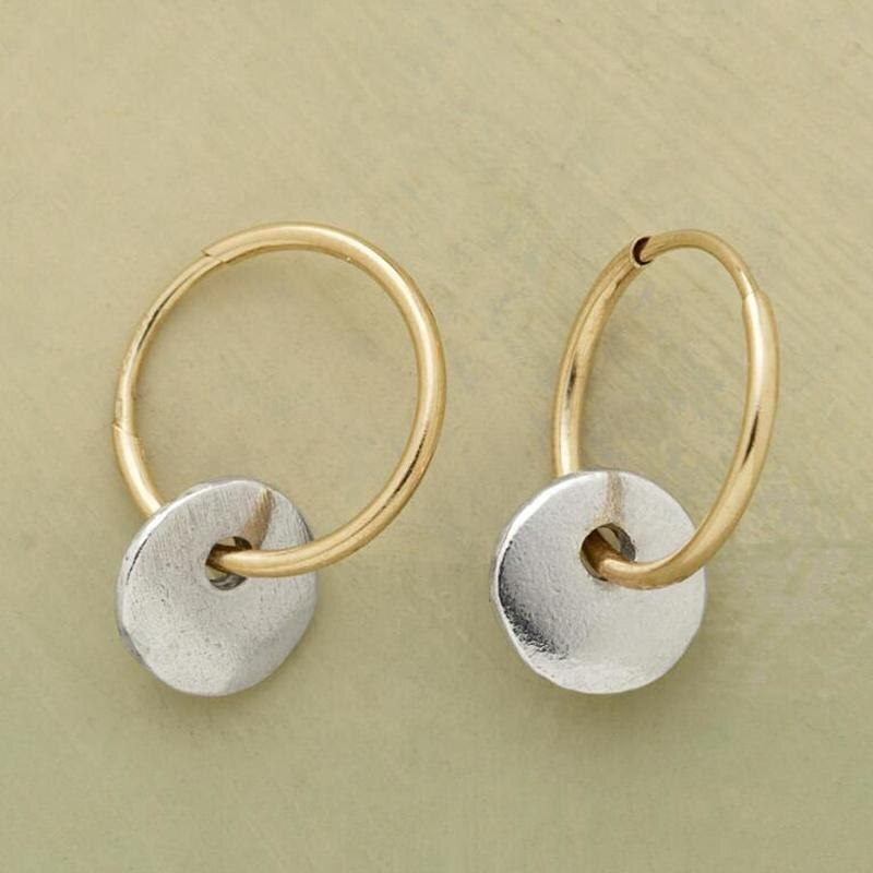 Elegant hoop earrings