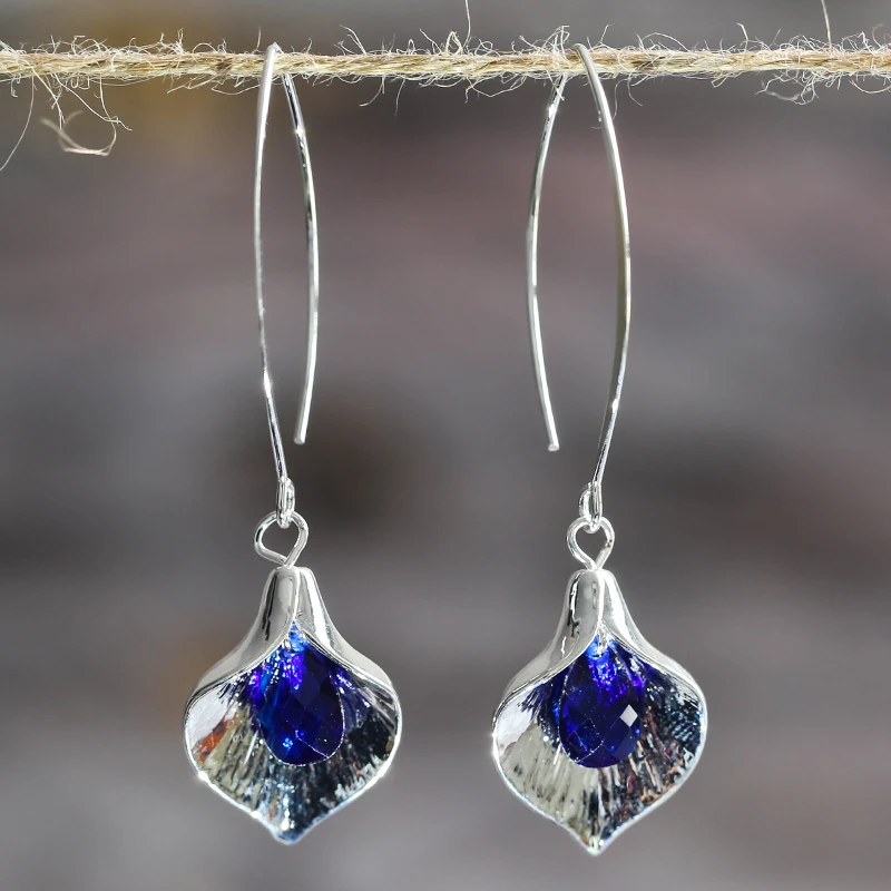 Blue Stone Earrings