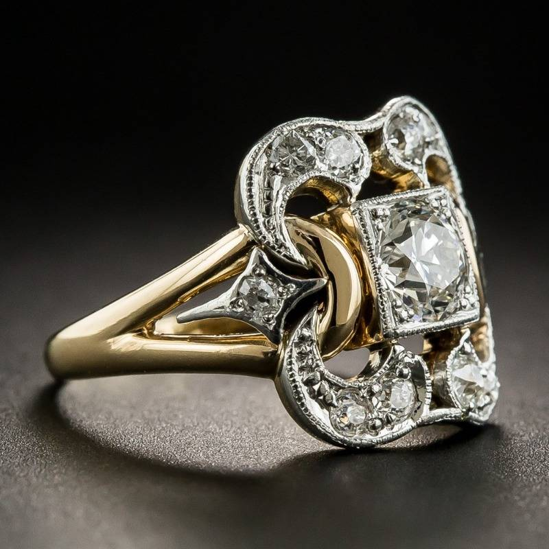 Vintage Ring with Zirconia