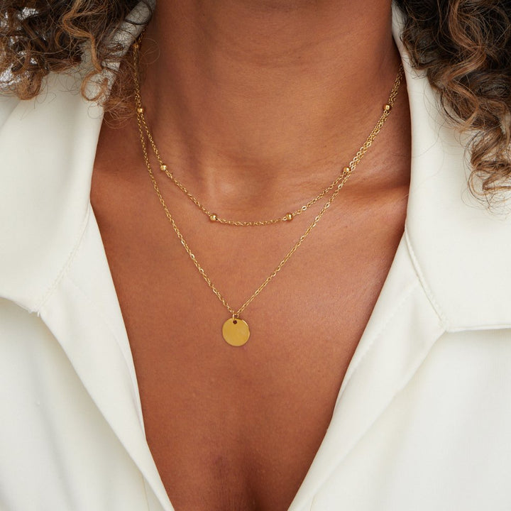 Layered Stainless Steel Necklace