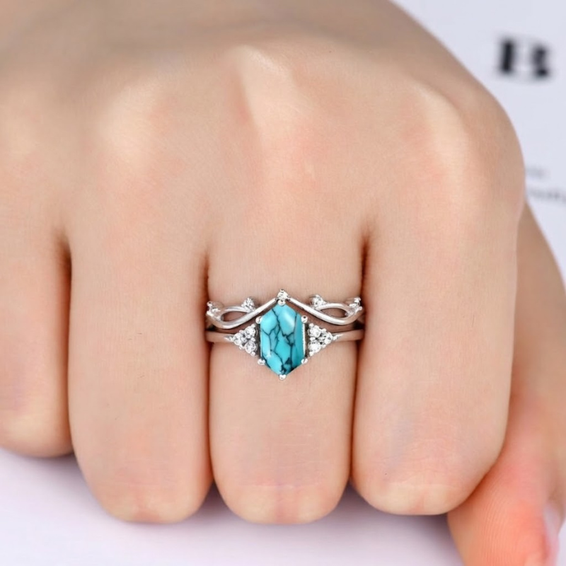 Elarin Sea Crest Ring Set