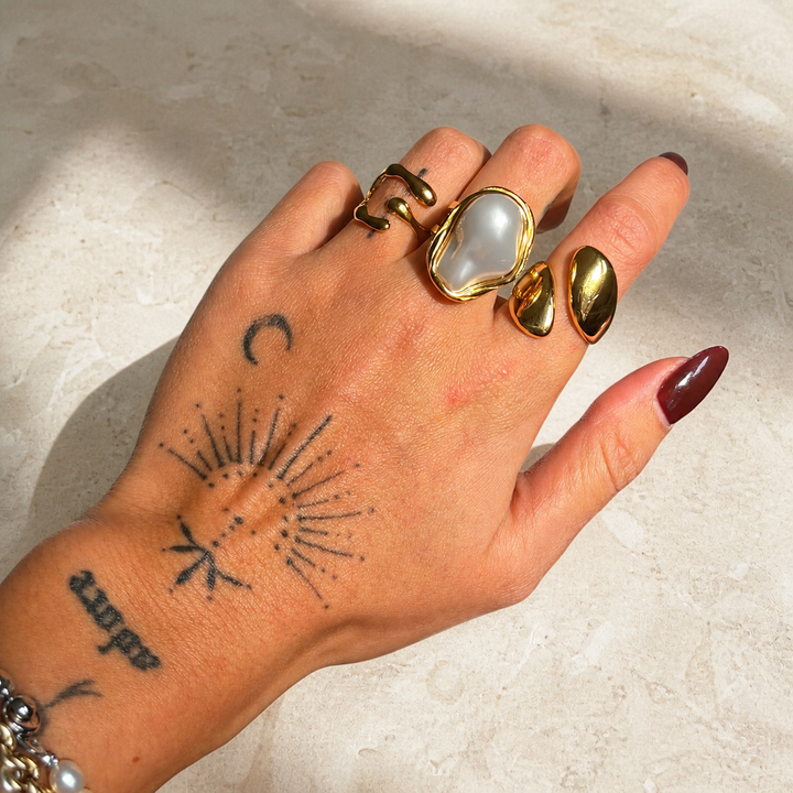 Aurapearl Ring (Adjustable)