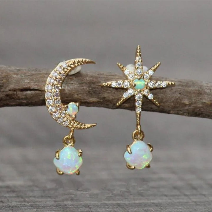 Classic Pearl Star Earrings