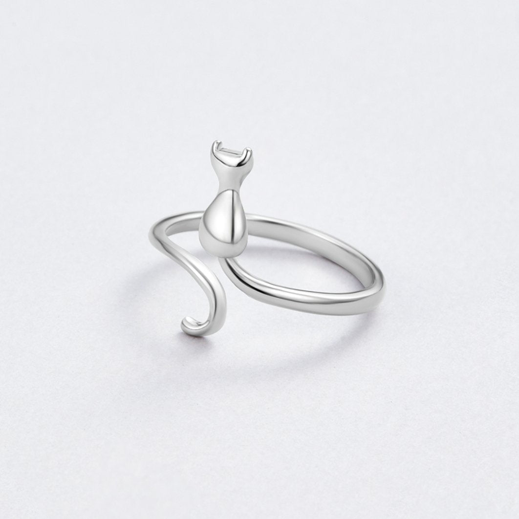 Midnight Cat Ring