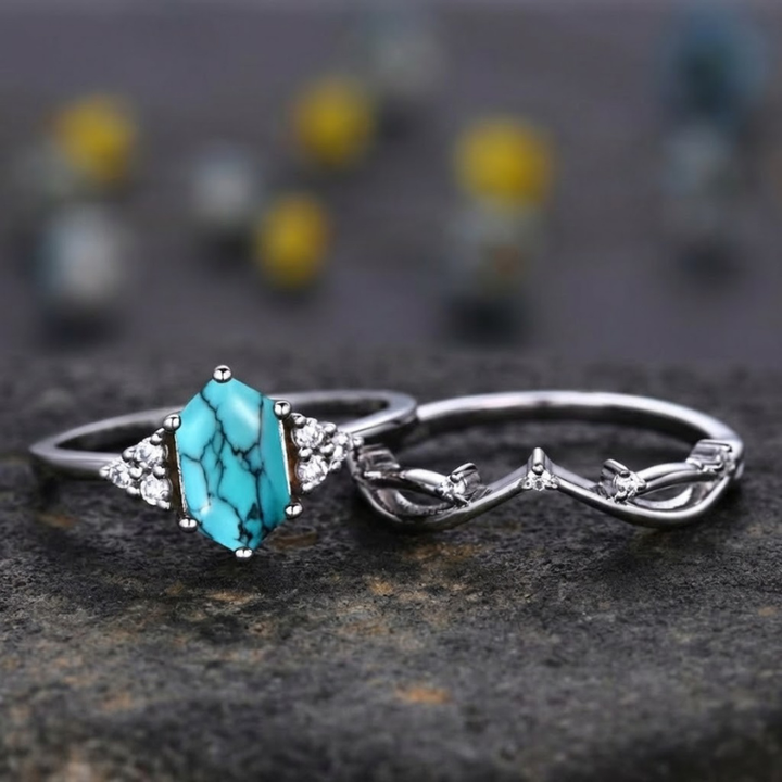 Elarin Sea Crest Ring Set