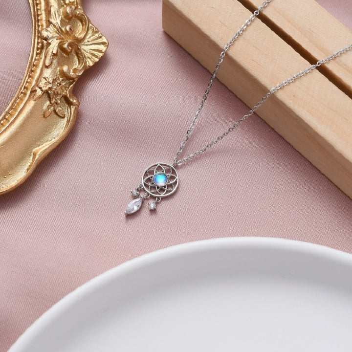 Moonstone Pendant - Dreamcatcher