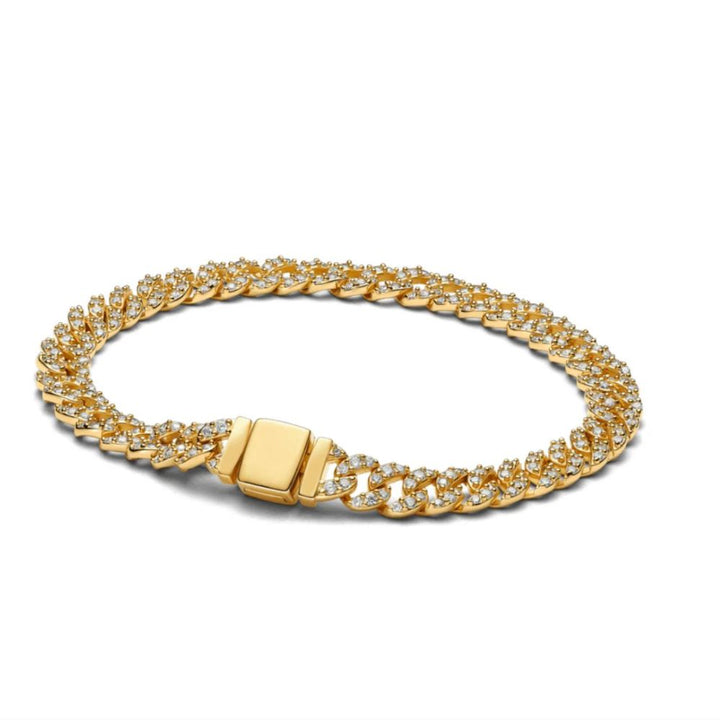 Cuban Pave Bracelet