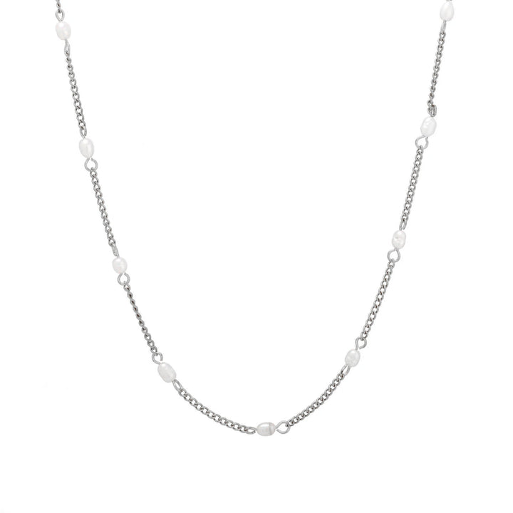Dainty Gold Pearl Choker